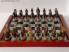 Samurai Hand Decorated Themed Chess Set - Including Chess Board